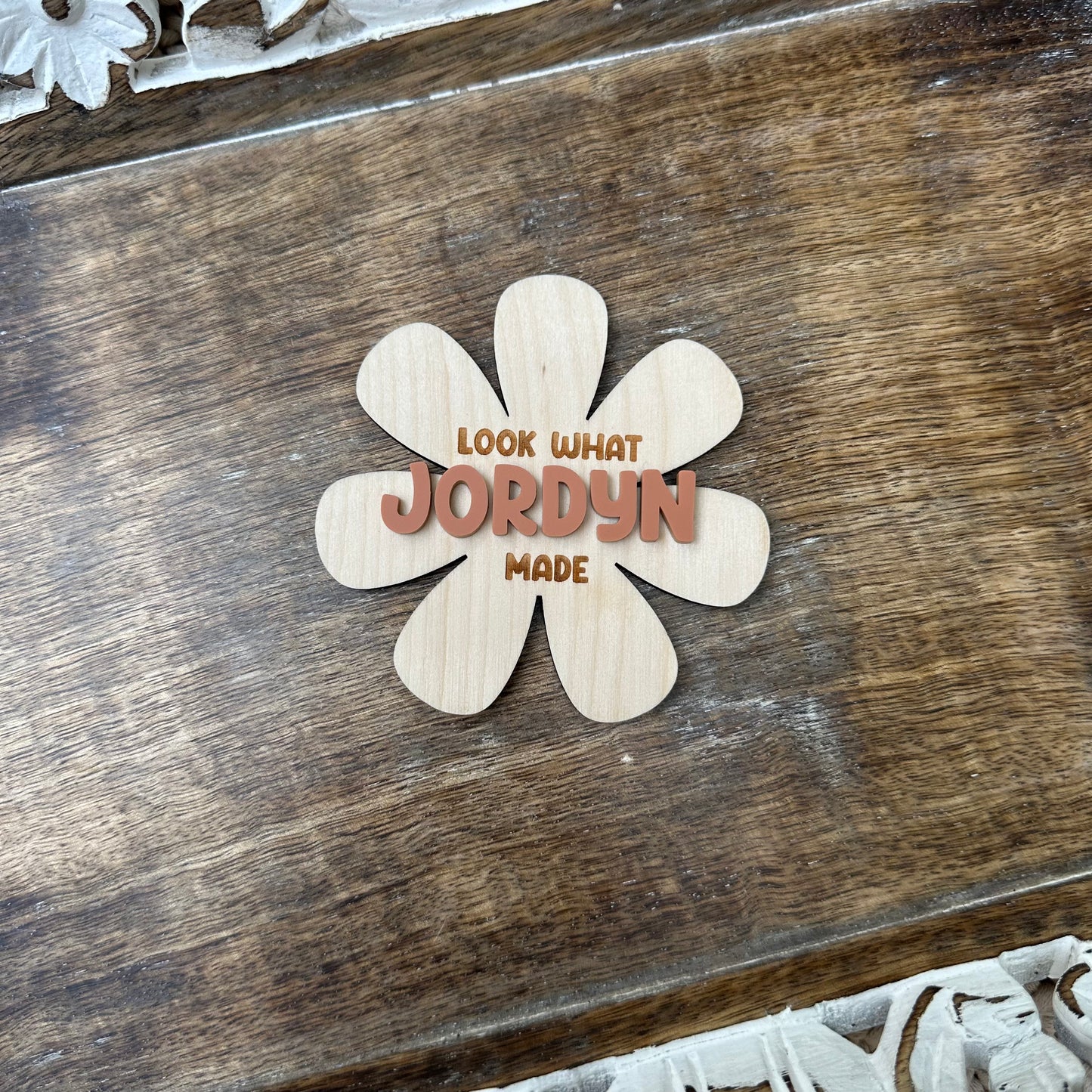 Look What I Made Magnet with Acrylic