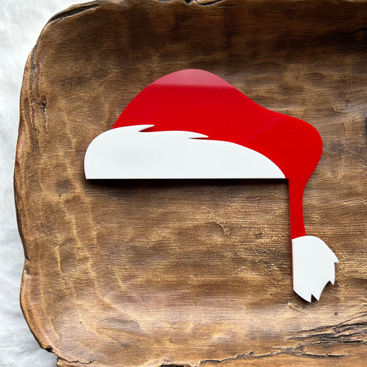 Santa Hat Door Corner - Acrylic