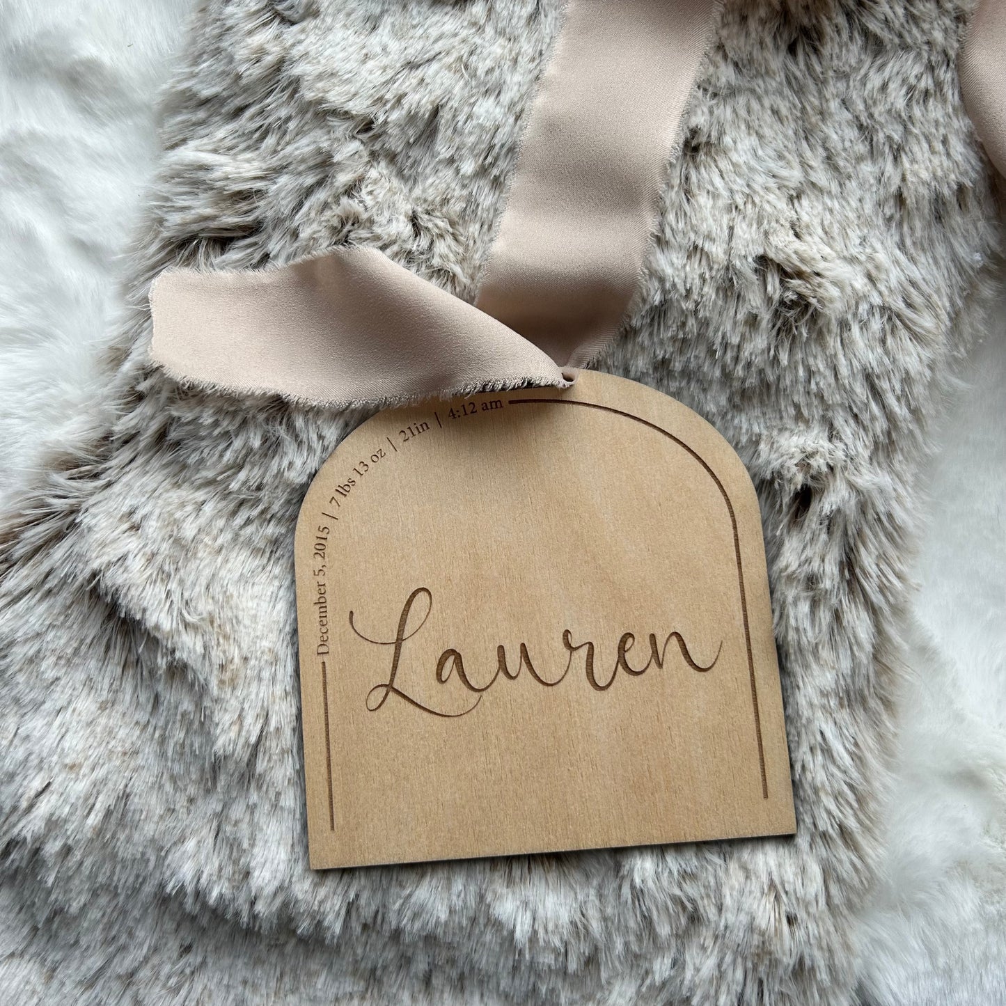 Baby's First Christmas Ornament / Tag