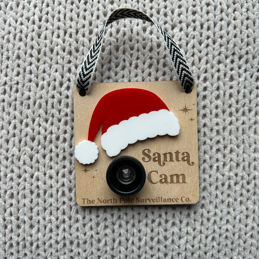 Santa Cam Ornament