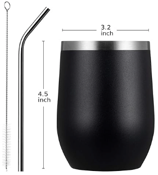 Custom Engraved Wine Tumbler | 12oz