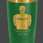 20 oz. Black/Bright Gold ION-Plated Ringneck Tumbler with Slider Lid