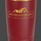 20 oz. Black/Bright Gold ION-Plated Ringneck Tumbler with Slider Lid