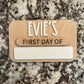 First Day of School Interchangeable Sign