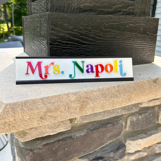 Desktop Name Plate