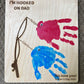 Fishing Hand Print Sign