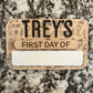 First Day of School Interchangeable Sign