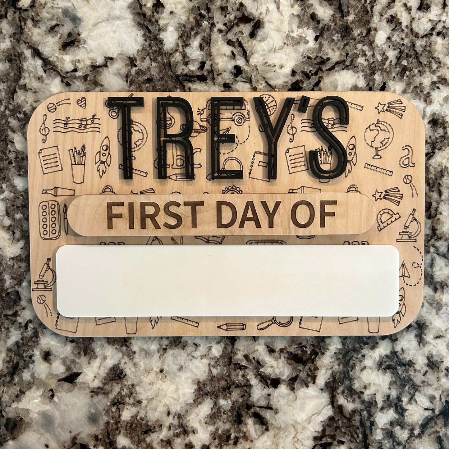 First Day of School Interchangeable Sign