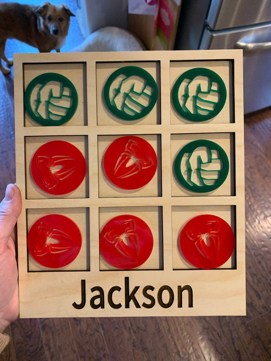 Large Custom Tic Tac Toe Board