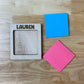 Wood Sticky Note Pad Holder