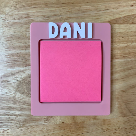 Acrylic Sticky Note Pad Holder