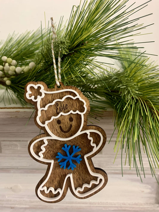 Personalized Gingerbread Ornament