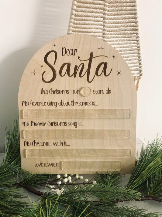 Dear Santa Sign
