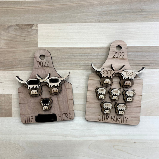 Highland Cow Ornament