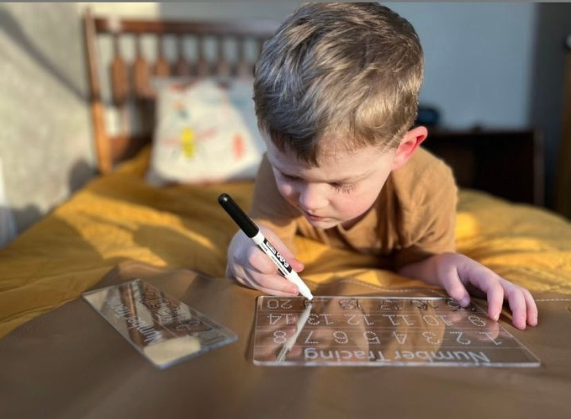 Number Tracing Dry Erase Board | 1-20