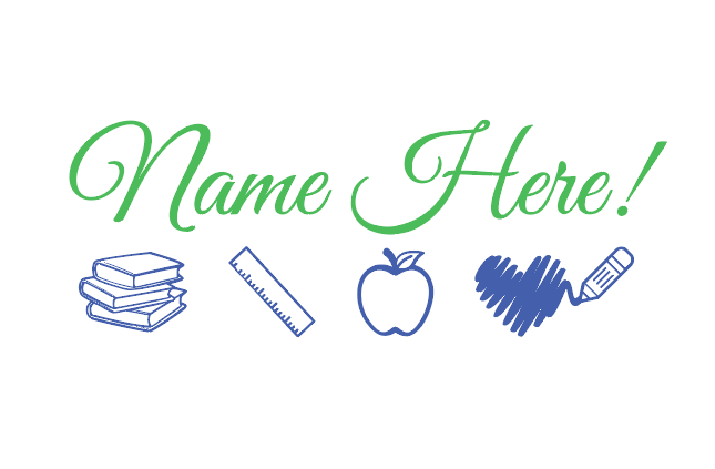 Personalized Eraser