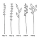 Birth Flower Wooden Bouquet - Single Stem Wood Flowers