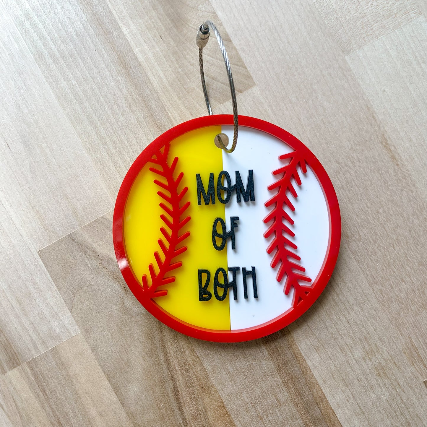Acrylic Sports Bag Tag