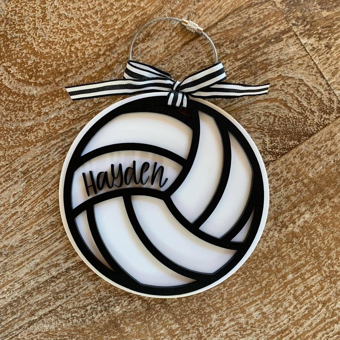 Acrylic Sports Bag Tag