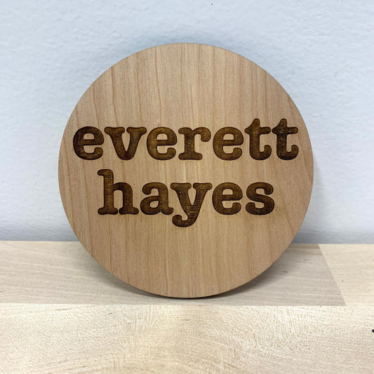 Custom Name Round