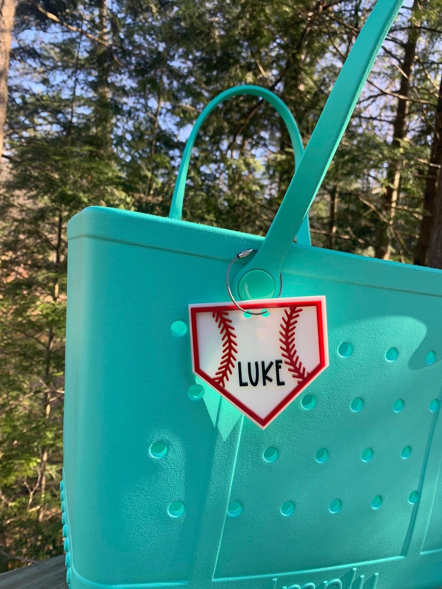 Acrylic Sports Bag Tag